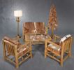 Fur Teak Lodge Arm Chair