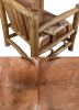 Fur Teak Lodge Arm Chair