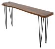 Mango Wash Live Edge Console Walnut