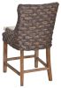 Alfresco Counter Stool Water Hyacinth Black Charcoal Finish