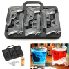 1pc Creative Ice Cube Tray; Whiskey Ice Cube Mold; Ice Cube Maker; DIY Bar Accessories