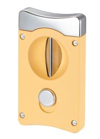 Visol Wedge V Cigar Cutter - Yellow - CACU137YL