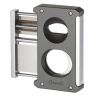 Caseti Trident 3 in 1 Grey Cigar Cutter - CACU140GY