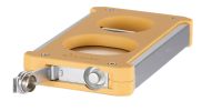 Caseti Trident 3 in 1 Yellow Cigar Cutter - CACU140YL