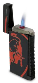 Tonino Lamborghin Il Toro Black Rubberized Finish Lighter - Red Bull - TTR001031