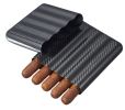 Visol Night II Carbon Fiber Cigar Case - 5 Finger - VCASE485