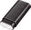 Visol Santa Fe Black Leather Cigar Case - VCASE701