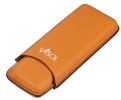 Visol Dakota Tan 60 Ring Gauge Cigar Case -Holds 2 Cigars - VCASE727