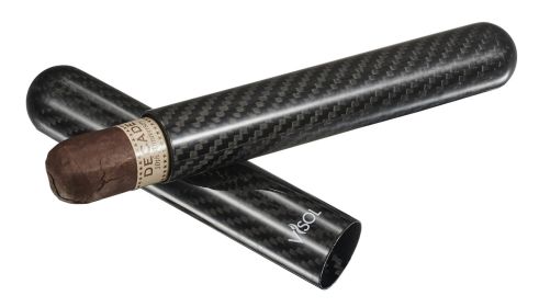 Visol Night II Carbon Fiber Single Cigar Tube - VCASE793