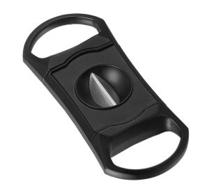 Visol Caspian Matte Black Wedge Cigar Cutter - VCUT416BK