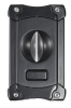 Visol Ferris Wedge Cigar Cutter - Black - VCUT423BK