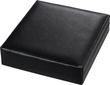 Visol Black Leather Cigar Humidor Holds 16 Cigars - VHUD514