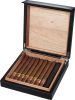 Visol Black Leather Cigar Humidor Holds 16 Cigars - VHUD514