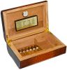 Visol Brown Crocodile Leather Cigar Humidor - Holds 25 Cigars - VHUD527