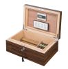 Visol Richardson Ebony Exotic Wood Humidor - Holds 100 Cigars - VHUD529