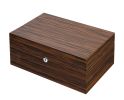 Visol Richardson Ebony Exotic Wood Humidor - Holds 100 Cigars - VHUD529