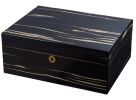 Visol Remo Polished Ashburl Wood Locking Humidor - VHUD724