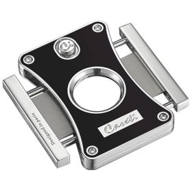 Caseti Dion Black Double Guillotine Cigar Cutter - CACU113BK