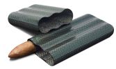 Visol Cartenium Three Finger Titanium Carbon Fiber Cigar Case - VCASE493