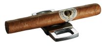 Visol Crater Matte Black  Cigar Cutter - VCUT417BK