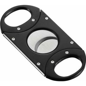 Visol Balboa Black Matte Cigar Cutter - VCUT60