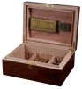 Visol Hagan Polished Oak Wood Locking Humidor - VHUD723